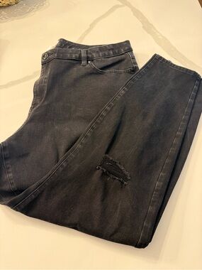 Lane Bryant Black Jeans. Size 20. Cotton Blend. Flex Magic Waistband. Skinny
